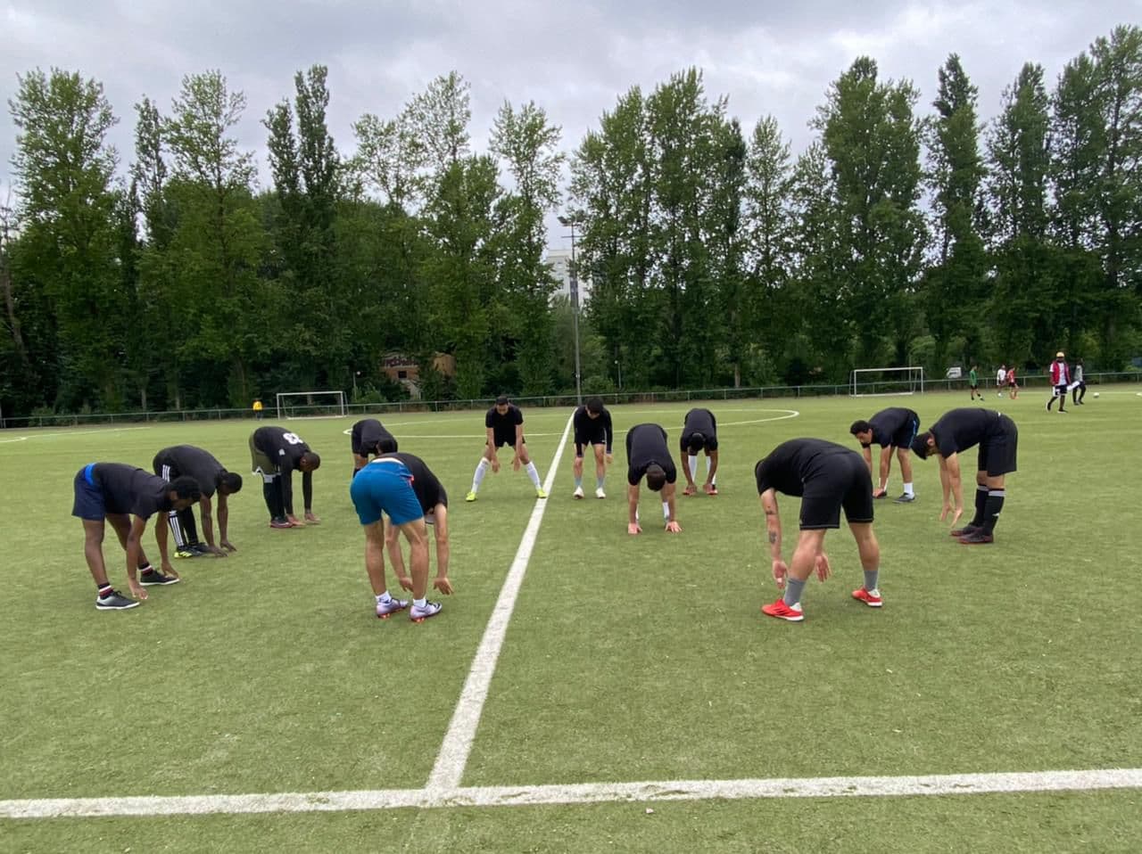 SC Metropolis 25 — Aufwärmen vor dem Spiel